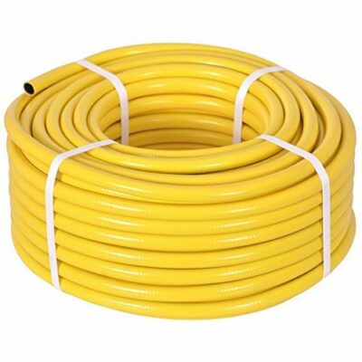 1/2″ YELLOW HOSE PIPE- – Heavy Duty 3 Layered Braided Hose Pipe