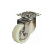 WHITE CASTER WHEEL SWIVEL WITH OUT BRAKE 3″