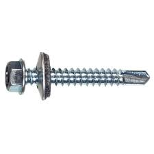 SELF DRILLING SCREWS HEX HEAD WITH NYLON WASHER 14 X 2.1/2″