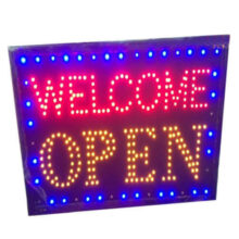 LED DISPLAY BOARD  WELCOME &OPEN-(1001436)