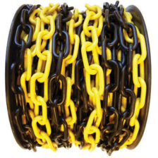Plastic Chain Black_+Yellow