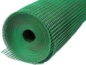 1/2 x 4 FT GREEN PVC WELDED MESH