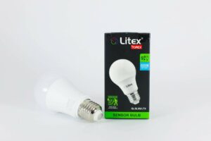 LED SENSOR LAMP 9W WHITE LITEX-(1001571)