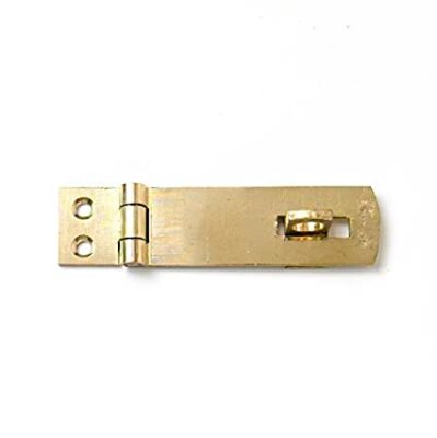 HASP AND STAPLE BRASS 6″