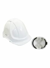 SAFETY HELMET WITH RATCHET SUSPENSION-White
