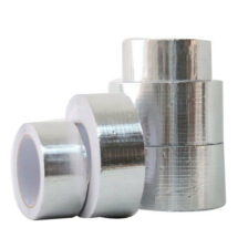 Reinforced Aluminium Foil Tape,Fiber-Glass Reinforced Aluminum foil Tape, 2 inch 82ft Professional Grade Adhesive Silver Duct Tape Roll for Pipe Sealing, HVAC, Metal Repair, Patching Hot Cold Air Ducts, Heat Insulation