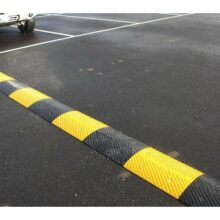 Speed Hump,Black And Yellow Rubber Speed Hump