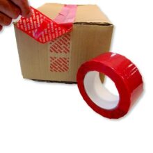 Security Seal Tape,Security Message Box Sealing Tape 3779, Clear, 48 mm x 100 m