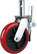 SCAFFOLDING INDUSTRIAL CASTER WHEEL PU TYPE WITH BRAKE 6″
