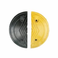 RUBBER SPEED HUMP END CAP