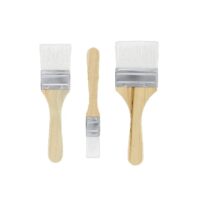 WHITE PAINT BRUSH| Double Thickness Triple Boiled 100% Pure Nylon/Polyester Blend Round Bristles Paint Brush for All Applications