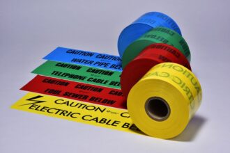 Caution Tape Pvc Caution Tape (Size: 3 inch, Yellow & Black)