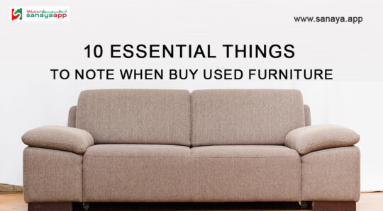 10 Things to Keep in Mind To Buy Used Furniture