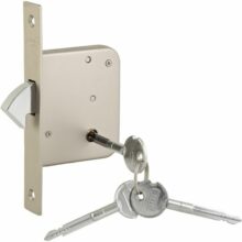 Door Lock With 3 Cross Keys 6x4x1inch