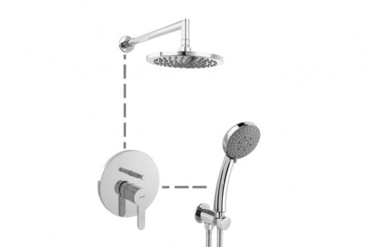 GALA Built-in single lever shower mixer (2 outlets) 39930