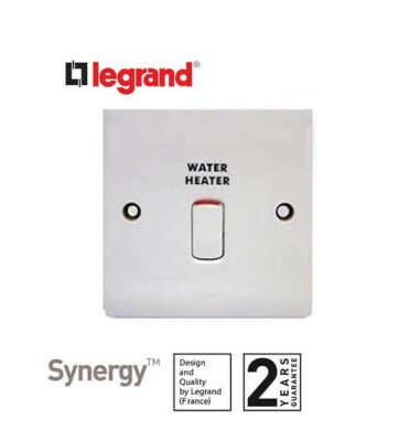 LEGRAND 20A DP SWITCH FOR WATER HEATER SYNERGY WHITE