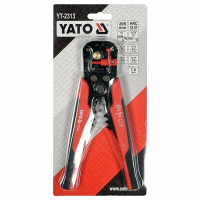 Yato professional cable wire stripper, crimper and cable cutter 205mm (YT-2313)