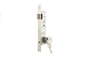 Both Side Key Cylinder With Door Lock Body Silver 25x85millimeter
