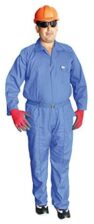 AMERICAN TAG COVERALL TWILL 100% PETROL BLUE LARGE