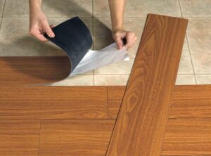 Wooden flooring mats