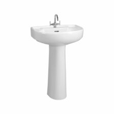 GALA WASH BASIN 60*46 CM WITH OVERFLOW & FIXING KIT 17010