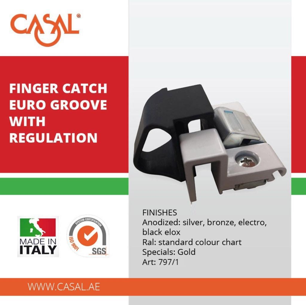 Finger catch Euro groove with Regulation