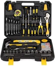 Stanley GoolRC 108pcs Tool Set Household Hardware Hand Tools Combination Auto Repairing Kit Tool Box