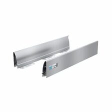 Hettich Drawer side profile, Drawer side profile height 70, NL 470 mm, silver, left 1062019
