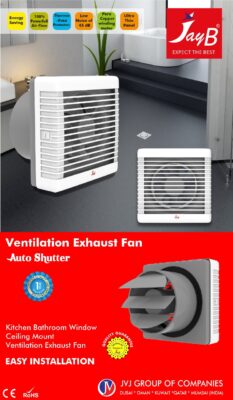 JayB auto shutter ventilating fan JBASF-06-(35% off)