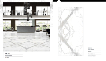 GLOSSY PORCELAIN BOOKMATCH TILE SIZE 60 CM X 120 CM THICKNESS 9 MM- WALL/FLOOR