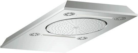 Grohe Rainshower F-Series 15″ ceiling-mounted shower 3 spray modes