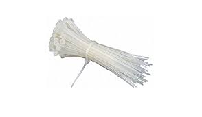 100mmX2.5mm CABLE TIE WHITE- RR