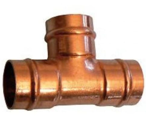 Conex-Banninger Equal Tee Solder Ring Copper Solder Fitting for 15 x 15 x 15mm Pipes
