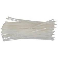 150MMX2.5MM CABLE TIE WHITE -RR
