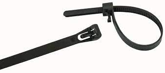 432mmx4.8mm CABLE TIE BLACK- YORK