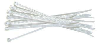 HCT0150-C CABLE TIE 100PCS 2.5*150MM UV (CLEAR)