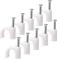 CIRCLE CABLE CLIPS 5MM*100PCS CCC5