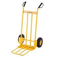 HAND TROLLEY (YELLOW) SOLID WHEEL 200KG LOAD HTS
