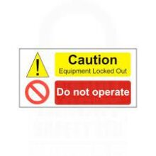Magnetic Caution Sign, 200 x 100MM