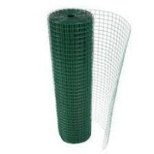Robustline PVC Coated Garden Fence, 12 Feet Length x 3 Feet Width, 1/2 Inch Mesh Size,Green