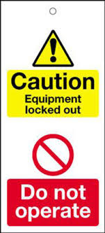 Magnetic Caution Sign, 200 x 100MM