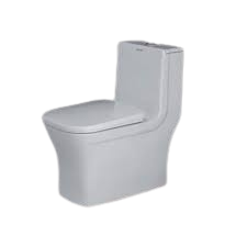 Water Closet, 48009, Vega, Single Piece wc, Floor Mounted Toilet , White