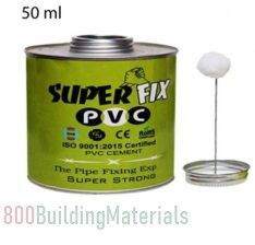 Super Fix 50 ml PVC Pipe Fixing Cement, Tin