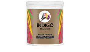 Indigo Paints – Metallic Emulsion – Platinum Series – 200 ml