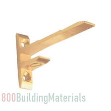 Stainless Steel F Bracket, For Glass Fitting, Size/Dimension: 4inch