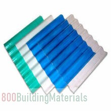 Tulsi Fibre Color Coated Plain FRP Roofing Sheet, Thickness Of Sheet: 2-5 Mm