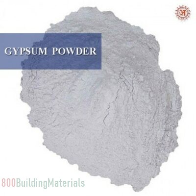 White Gypsum Powder, Grade: A+, Packaging Size: Bag