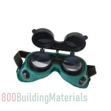 Green Polyvinyl Chloride Flip Up Welding Goggle, For Eye Comfort