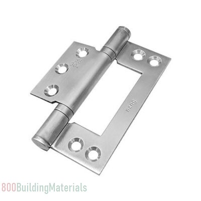Stainless Steel Double Ball_Bearing Flush Hinges 180 Degree Movement Length 4 Inch Width 3 Inch Thickness 2.5 MM Finish Satin SS