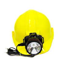 HDPE Safety Helmet with Head Lamp